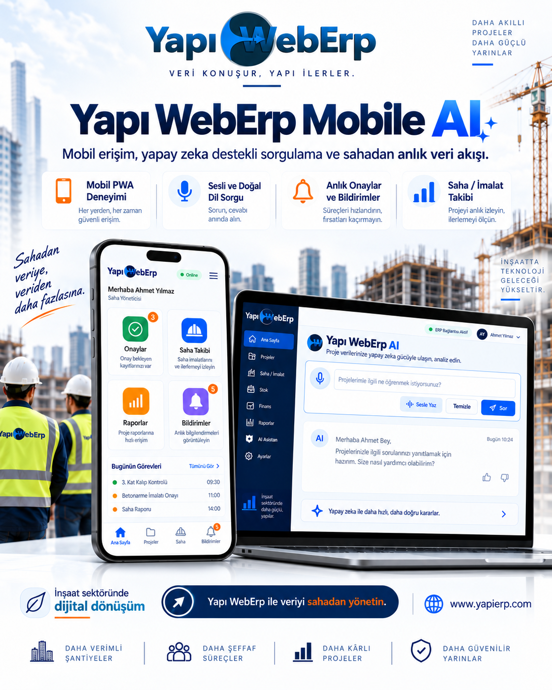 Yapı WebERP mobil ve yapay zeka